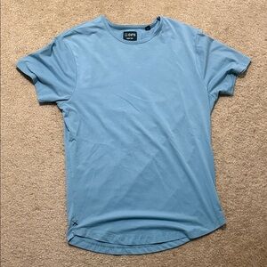 Men's Blue Crew Neck T-Shirt
